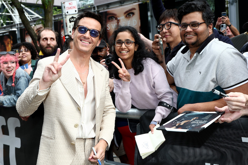 Andrew Scott with fans