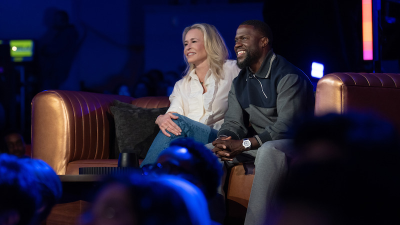 A still image from Funny AF with Kevin Hart.