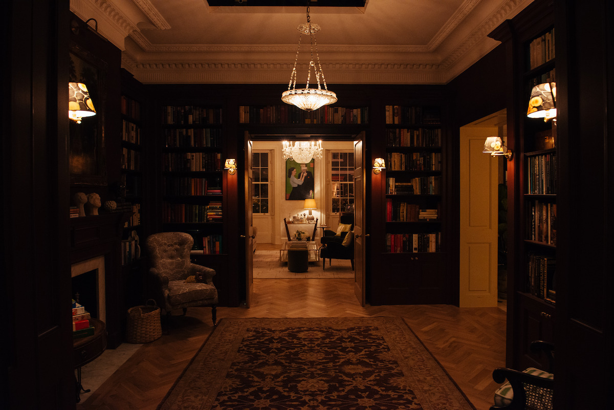 A look at the study room in Anatomy of a Scandal