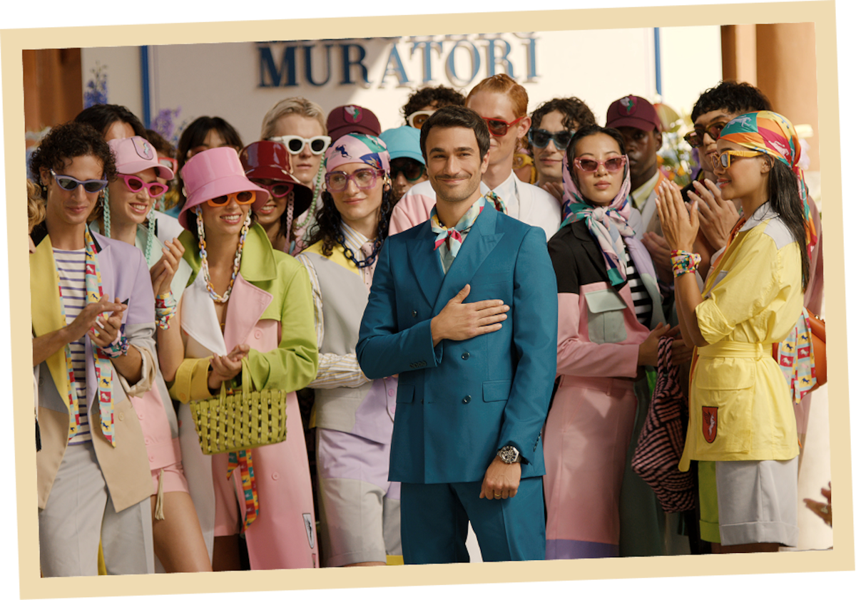 Eugenio Franceschini as Marcello in ‘Emily in Paris’ Season 5.