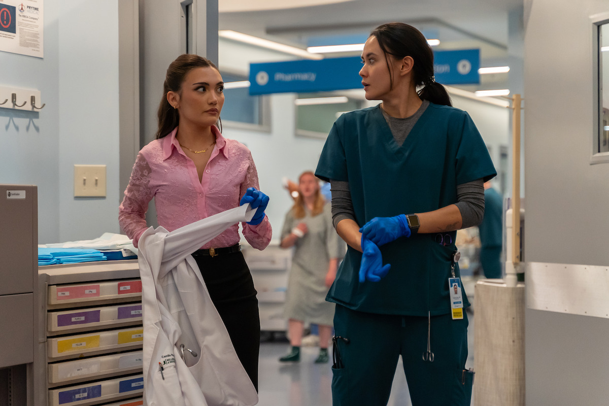 Daniela Nieves as Camila Perez and Chelsea Muirhead as Sophie Chan in ‘Pulse.’