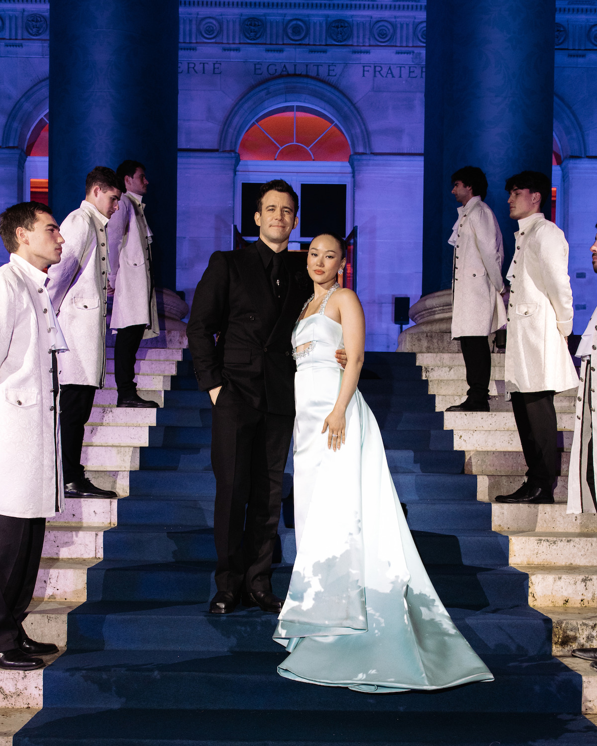 Luke Thompson and Yerin Ha