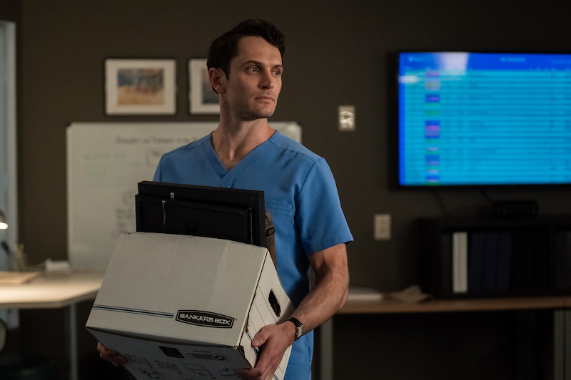 Colin Woodell as Xander Phillips in 'Pulse.'