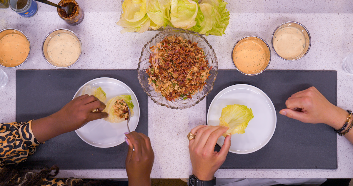 David Chang’s Chicken-Bacon-Ranch ‘Larb’