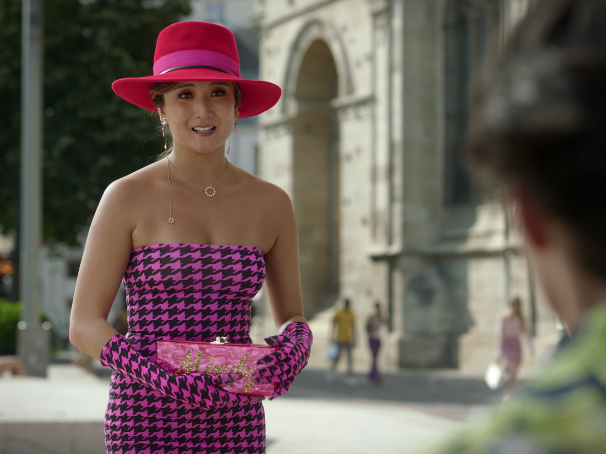 Emily in Paris: Season 1 Episode 2 Emily's Pink Fringe Bag