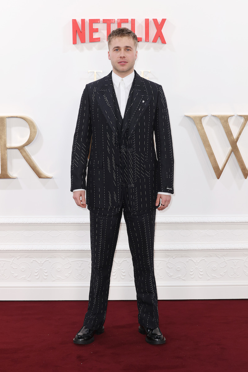 Ed Mcvey attends The Crown finale celebration at The Royal Festival Hall.