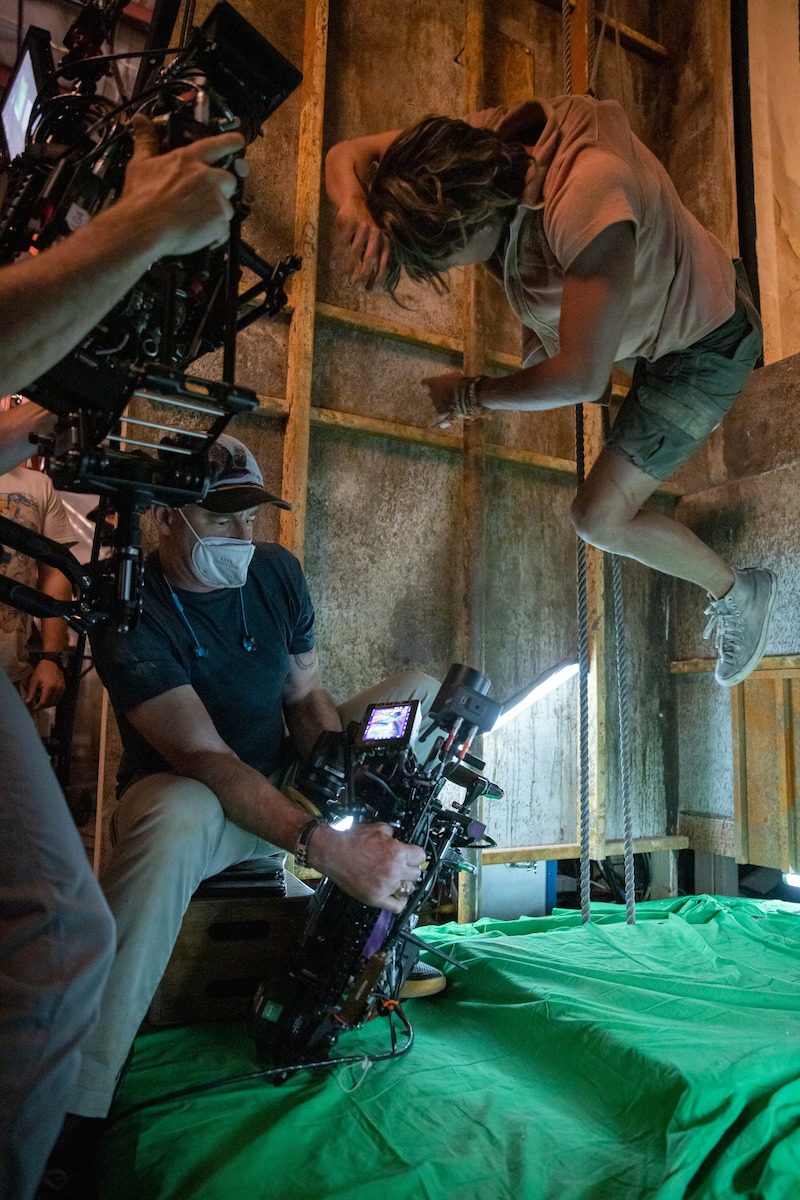 Chase Stokes as John B in Outer Banks Season 3 Behind-the-Scenes Photo Gallery