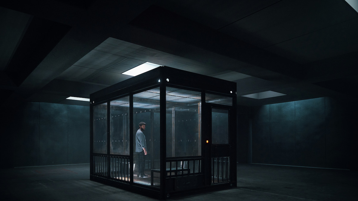 Tom Burke as Rebrov is captured in an image from ‘The Lazarus Project.’