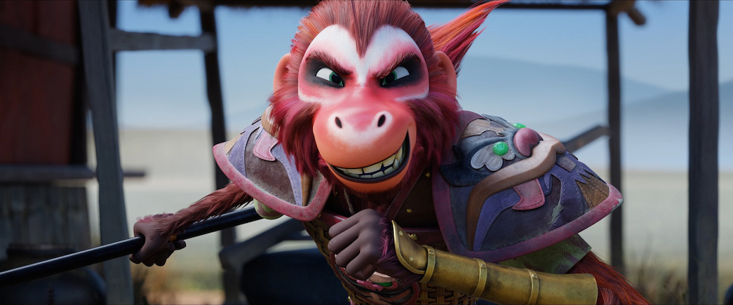 Monkey King (voice by Jimmy O. Yang) in The Monkey King