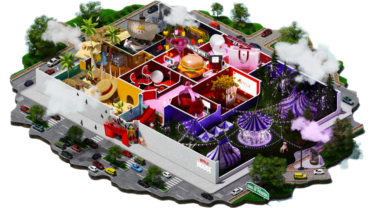 Netflix House Philadelphia concept art