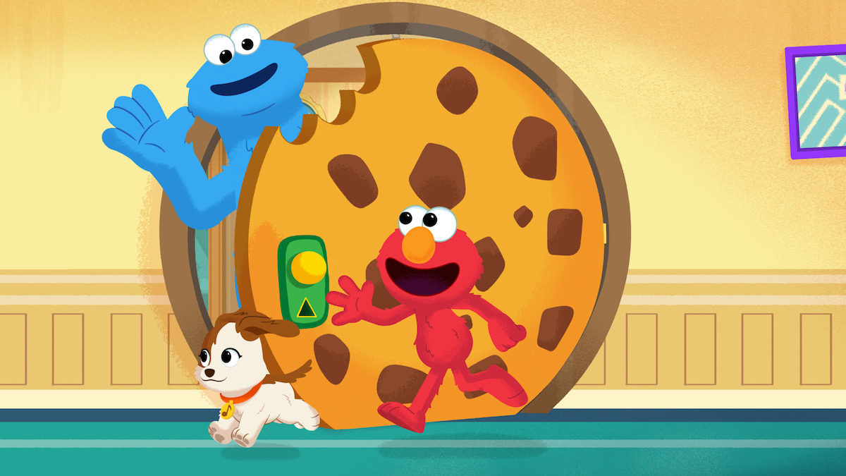 Sesame Street (L to R) Cookie Monster, Tango and Elmo in Sesame Street: Tales from 123. Cr. COURTESY OF NETFLIX © 2025