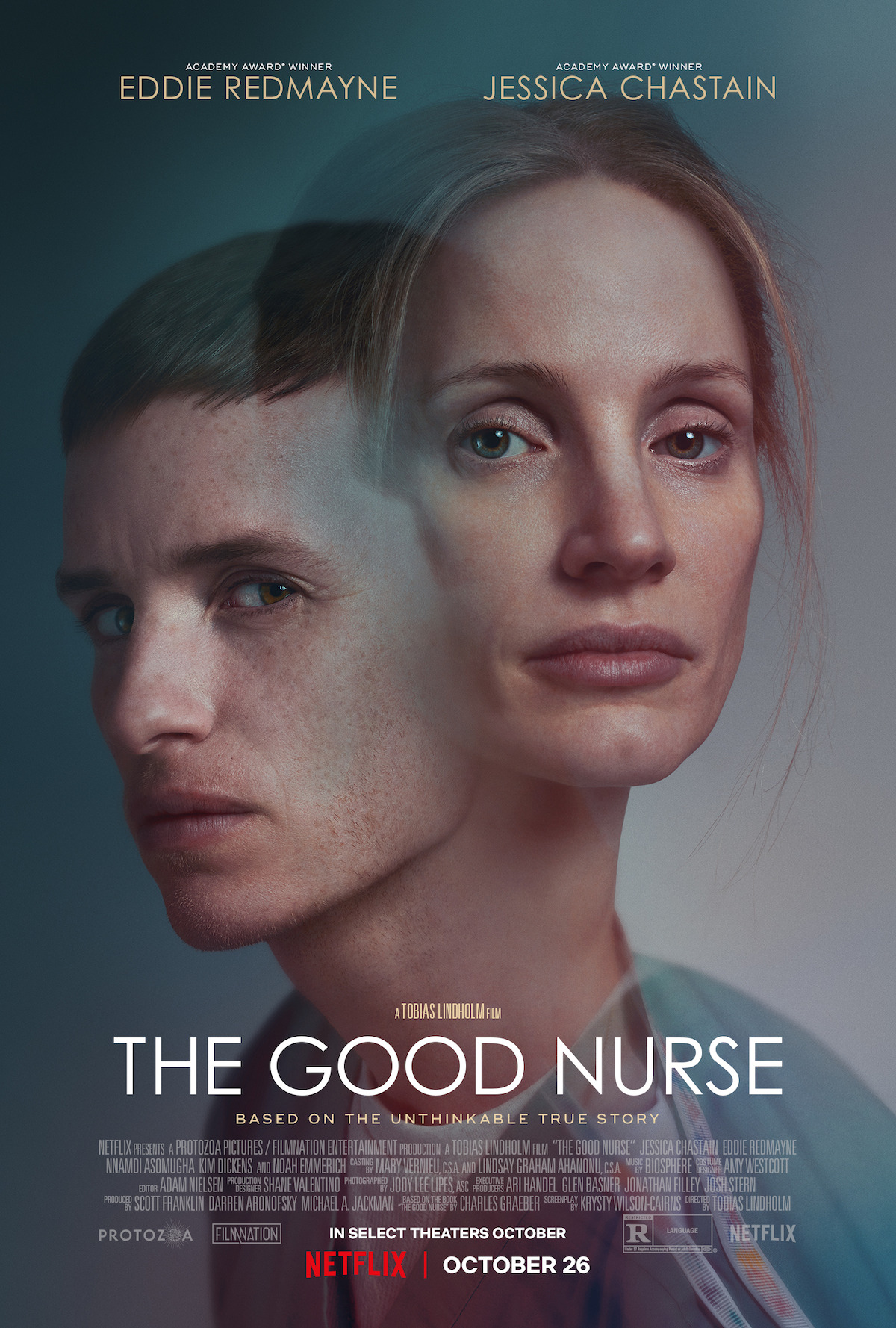 See Jessica Chastain & Eddie Redmayne in The Good Nurse Trailer: Watch -  Netflix Tudum