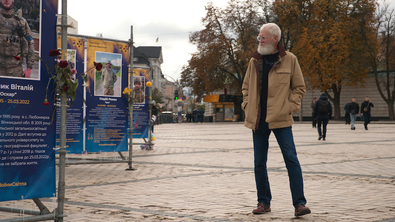 David Letterman interviews Volodymyr Zelenskyy