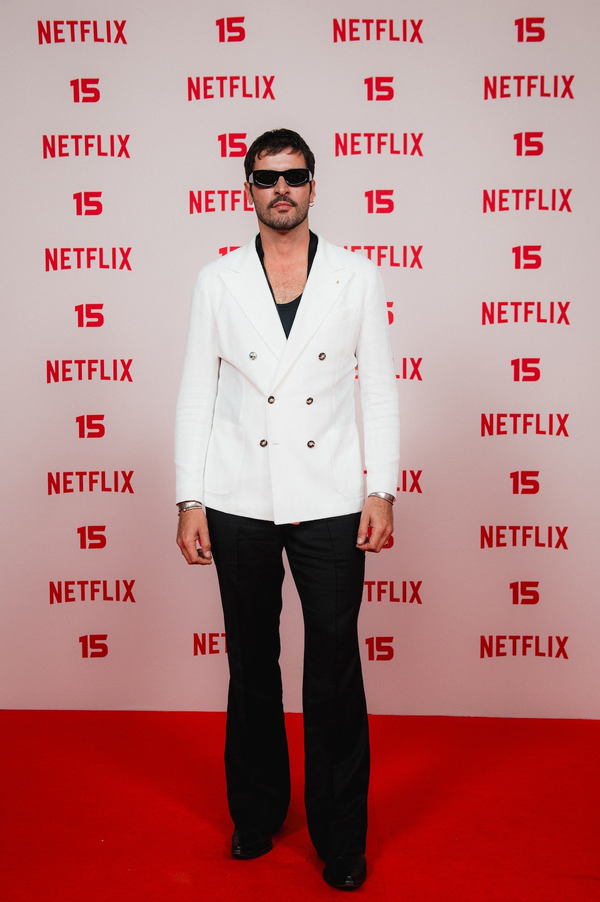Leandro Lima em foto no tapete vermelho