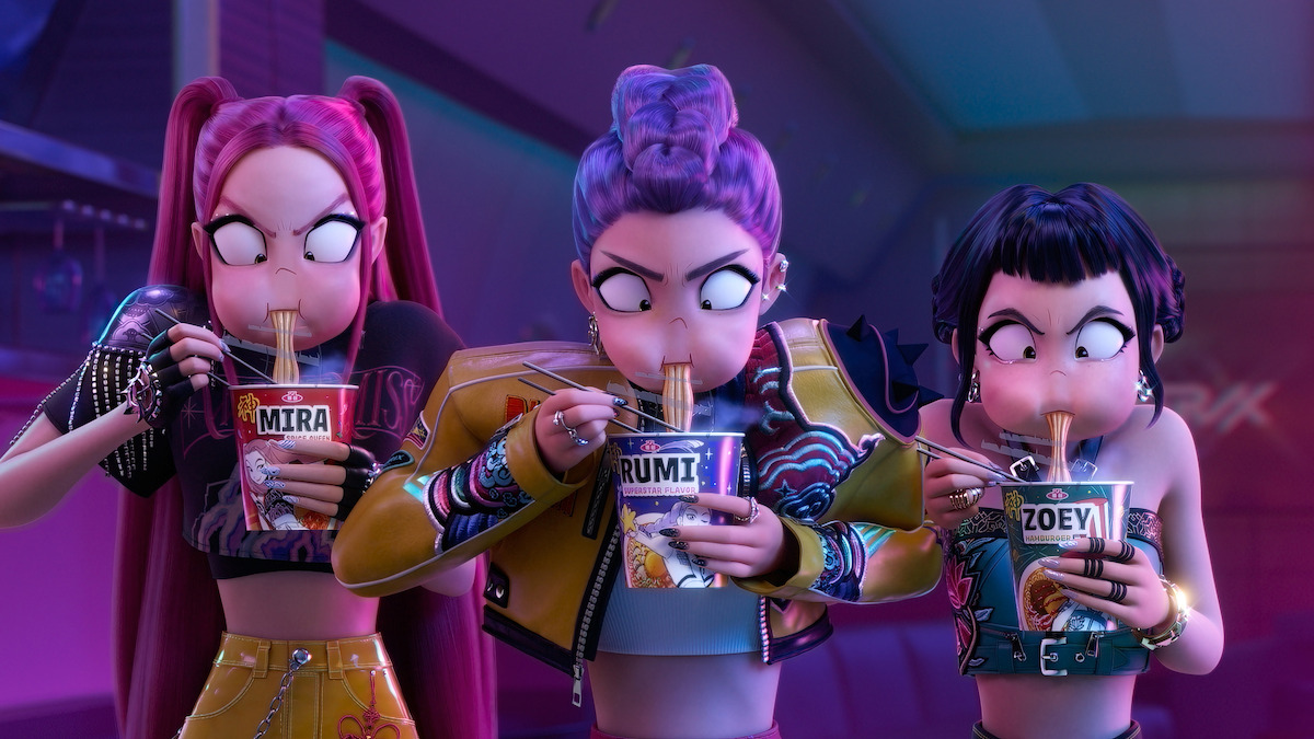 Mira, Rumi, and Zoey in ‘KPop Demon Hunters’