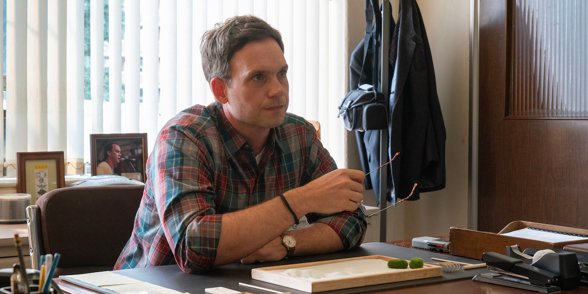 Patrick J. Adams as Mr. Turner in ‘Wayward.’