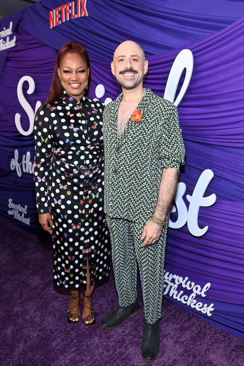 (L-R) Garcelle Beauvais and Anthony Michael Lopez attend the Netflix New York Special Screening of Survival Of The Thickest at Metrograph on July 11, 2023 in New York City.
