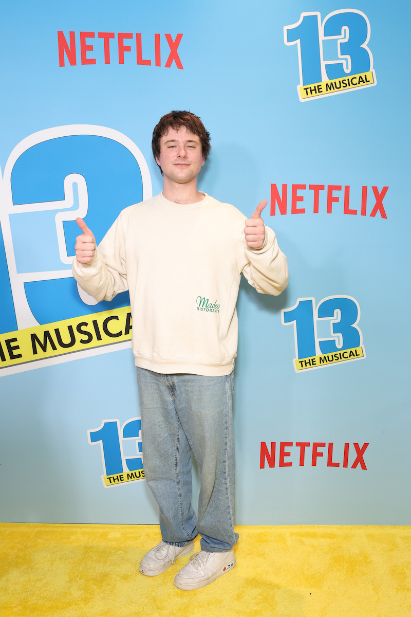 Singer Alec Benjamin makes an appearance at the 13: The Musical premiere. 13: The Musical’ Red Carpet Premiere