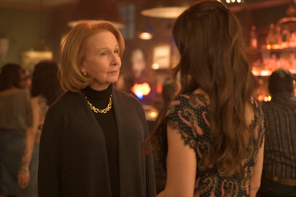 Kate Burton as Katherine Bullock and Minka Kelly as Quinn in ‘Ransom Canyon’