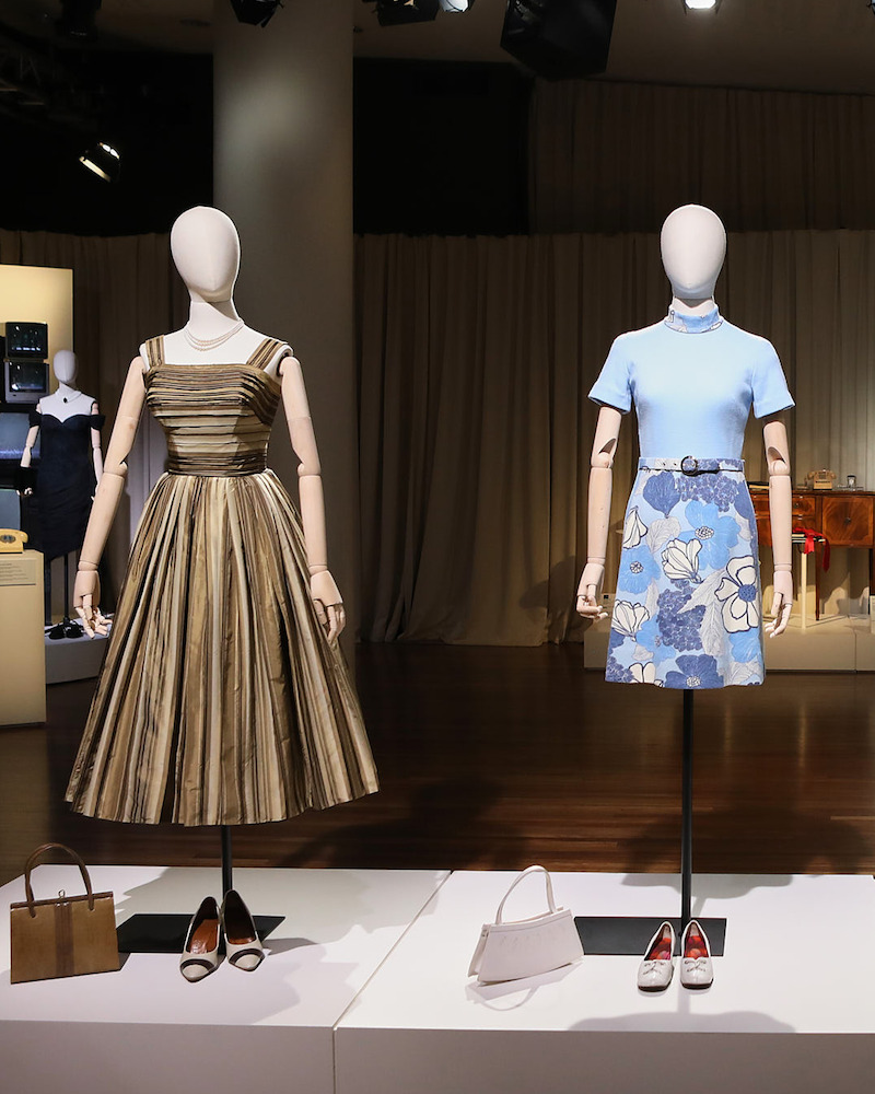 The Crown Season 6 Premiere Costume Retrospective Exhibition.