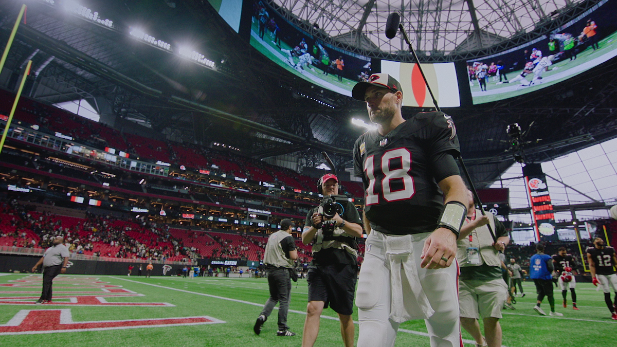 Kirk Cousins on the field.