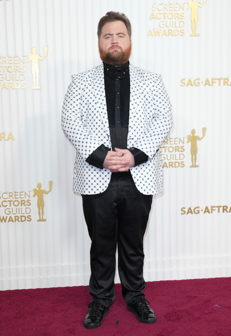 Paul Walter Hauser at the 2023 Screen Actors Guild Awards in Los Angeles.