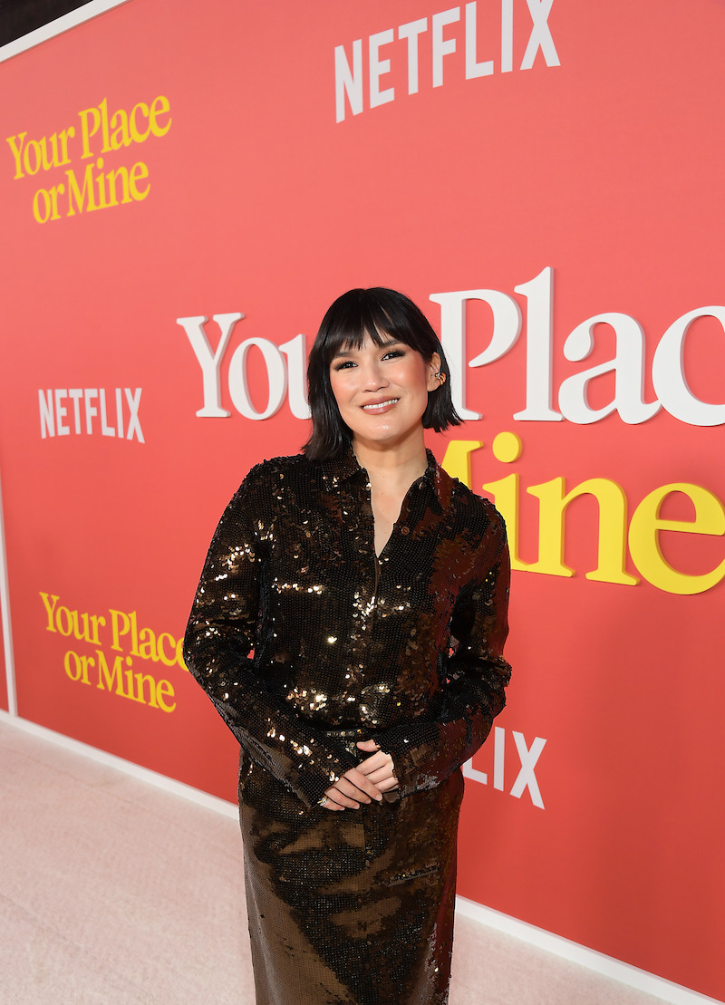 Zoe Chao attends the Los Angeles premiere of Your Place or Mine.