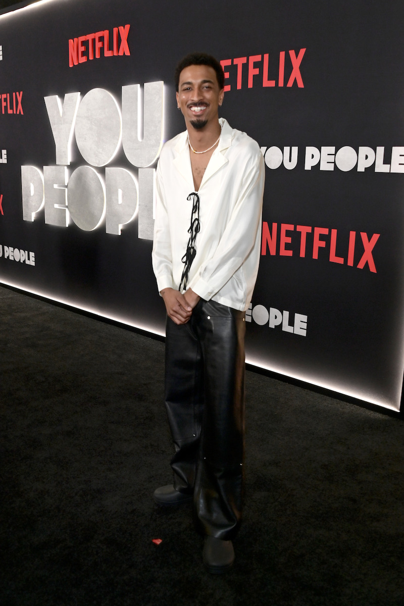 Travis Bennett at the Los Angeles Premiere of "You People."