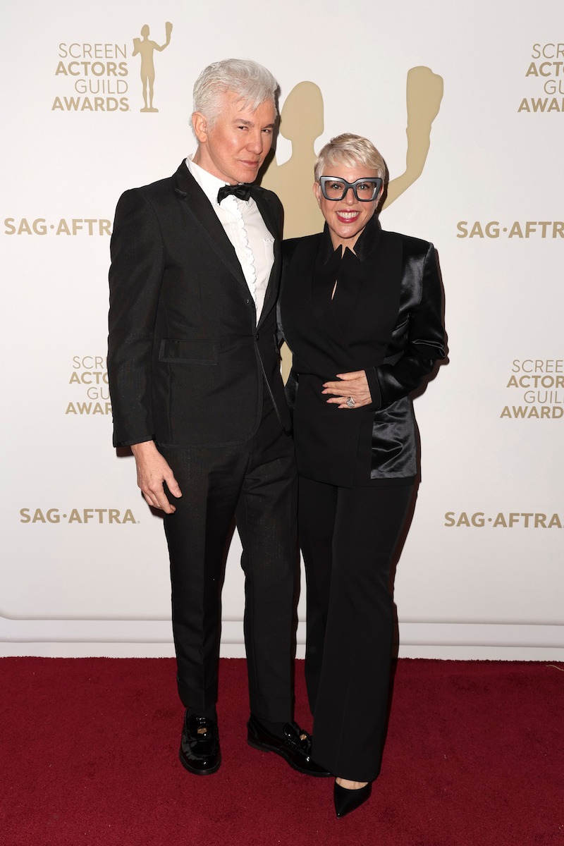 Baz Luhrmann and Catherine Martin at the 2023 Screen Actors Guild Awards in Los Angeles.