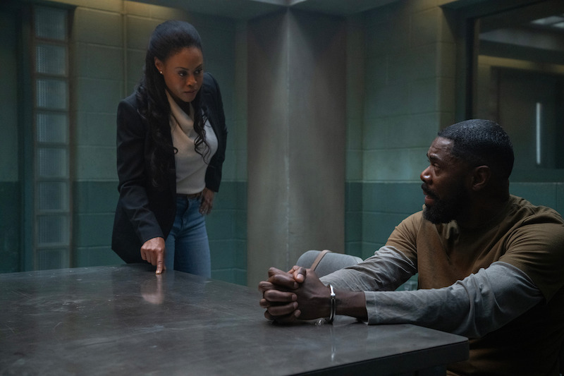 Vinessa Antoine as Phaedra and Colman Domingo as Muncie Daniels in 'The Madness'