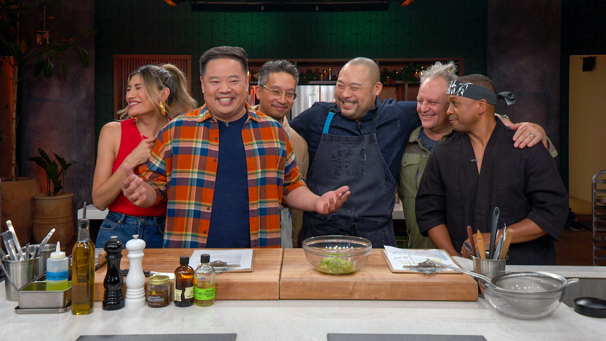 Bricia Lopez, Chris Ying, Justin Pichetrungsi, David Chang, Chris Bianco, and Malcolm Livingston II.