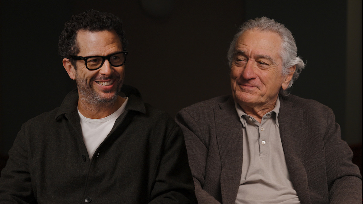 Eric Newman and Robert De Niro behind the scenes of 'Zero Day'