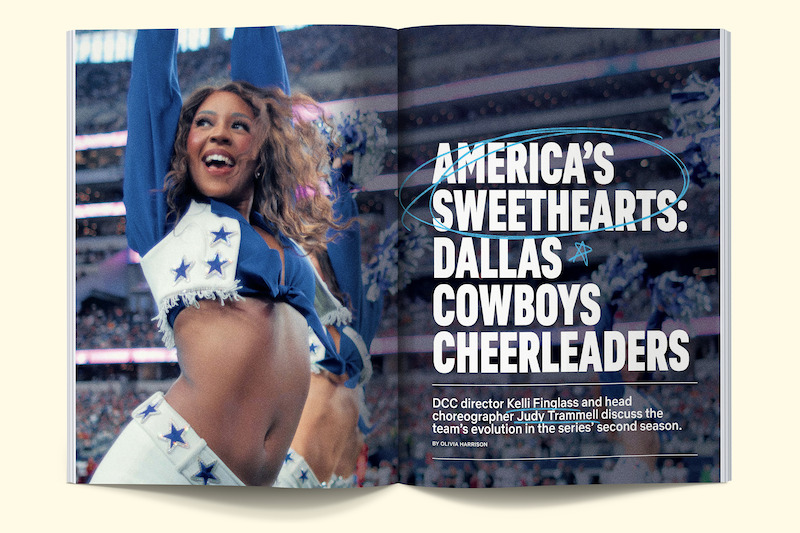 Spread on the Dallas Cowboys cheerleaders