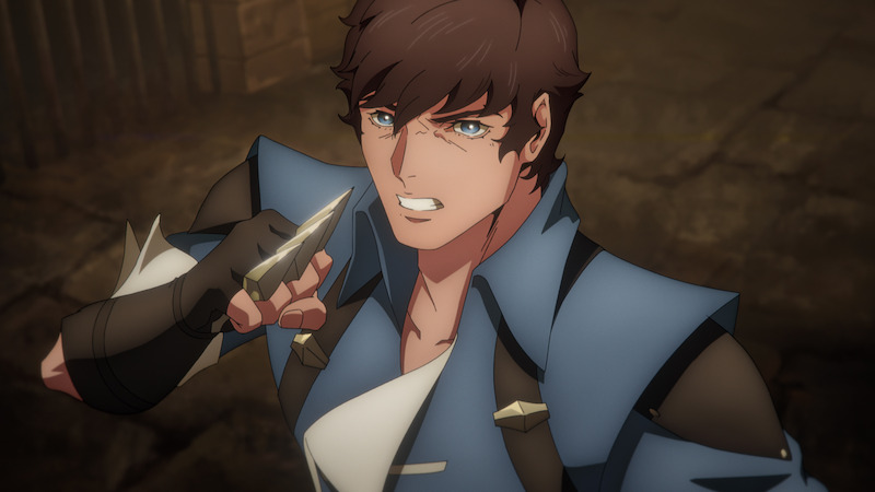 Edward Bluemel as Richard Belmont in Castlevania: Nocturne S1.