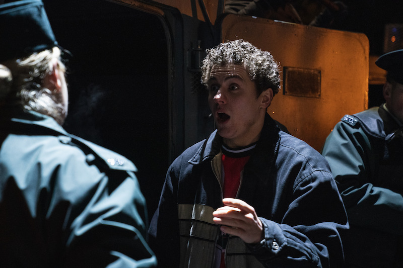 It’s interrogation time for James (Llewellyn). -  ‘Derry Girls’ Season 3 Photos