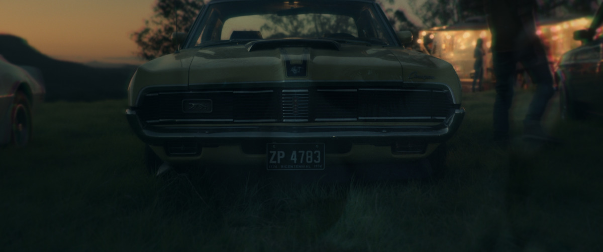 Jeff’s Mercury muscle car - The Beauty of Brutalism: the Design References in ‘Spiderhead’ Revealed