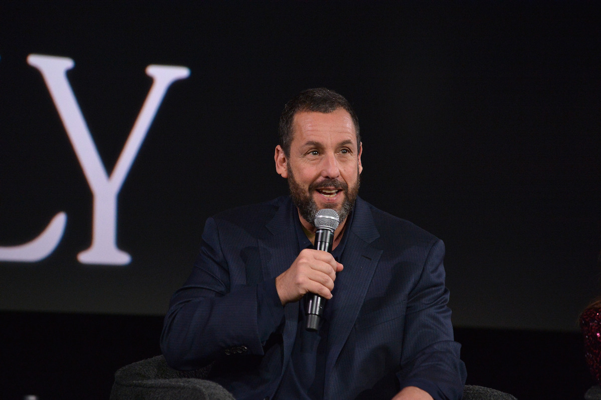Adam Sandler on a panel about Jay Kelly
