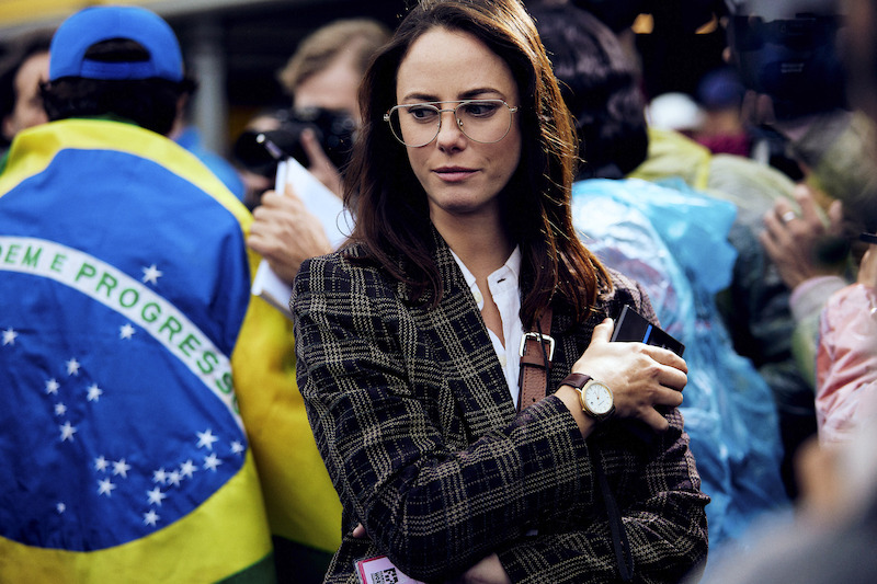 Kaya Scodelario as Laura in Senna.