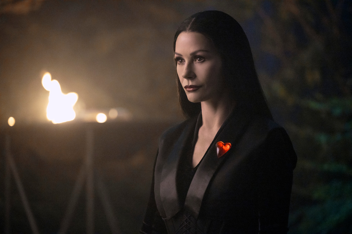 Catherine Zeta-Jones as Morticia Addams in Season 2 of ‘Wednesday.’