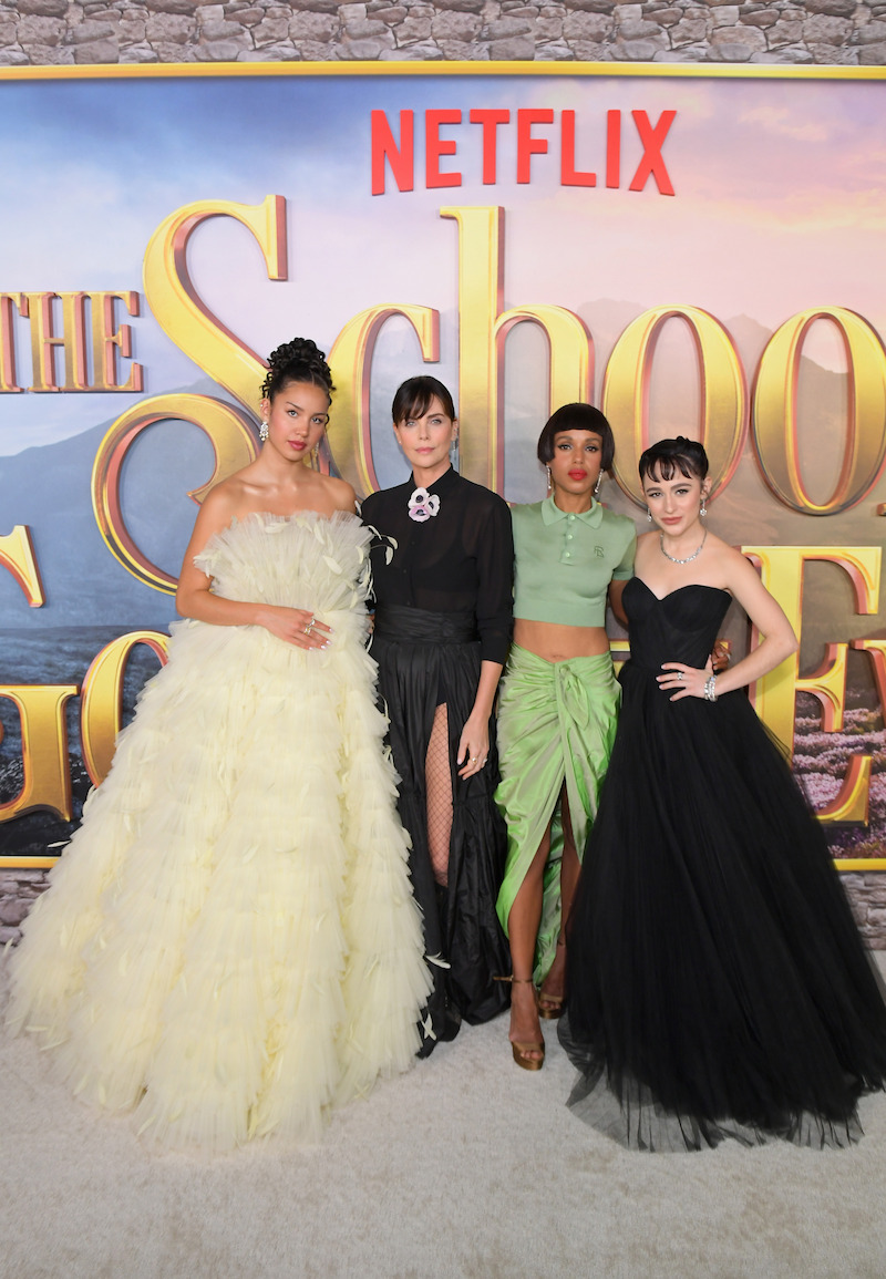 Good Meets Evil: Sofia Wylie, Charlize Theron, Kerry Washington and Sophia Anne Caruso