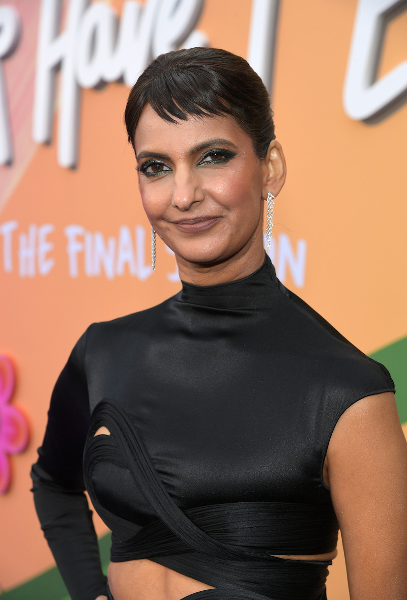 Cast of Never Have I Ever at the red carpet premiere in Los Angeles.