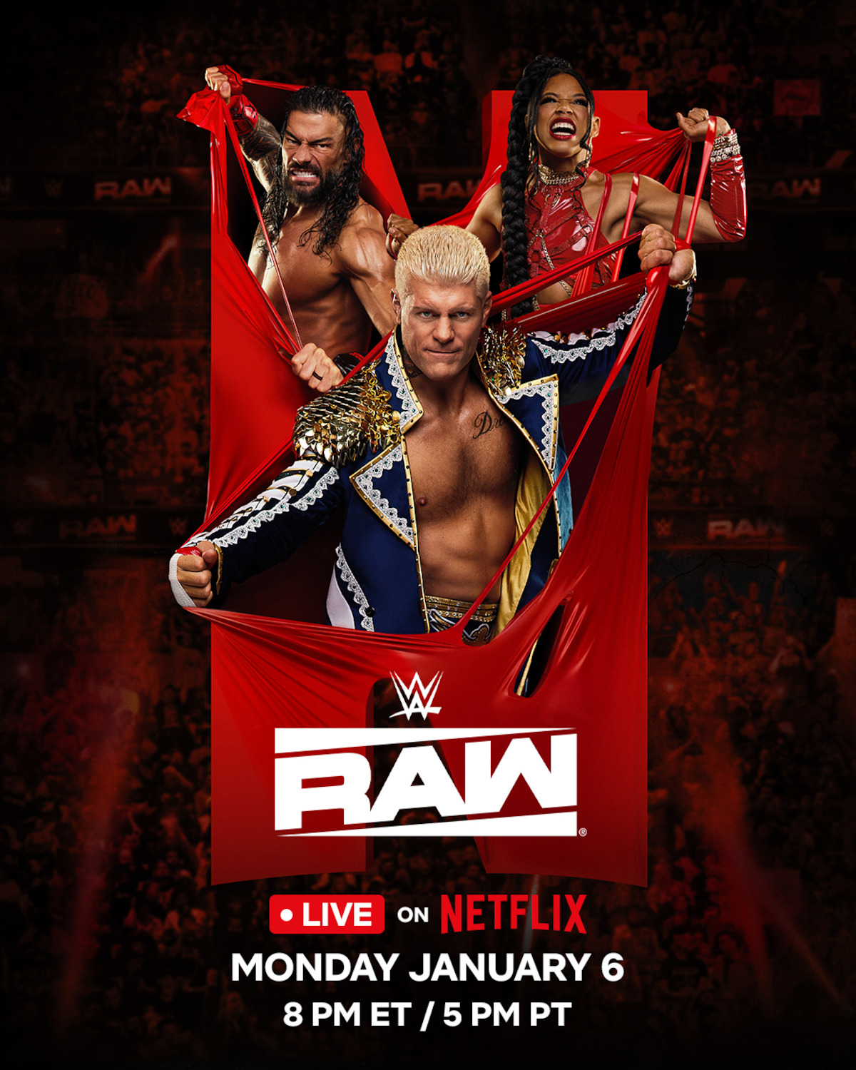 ‘WWE Raw’ key art