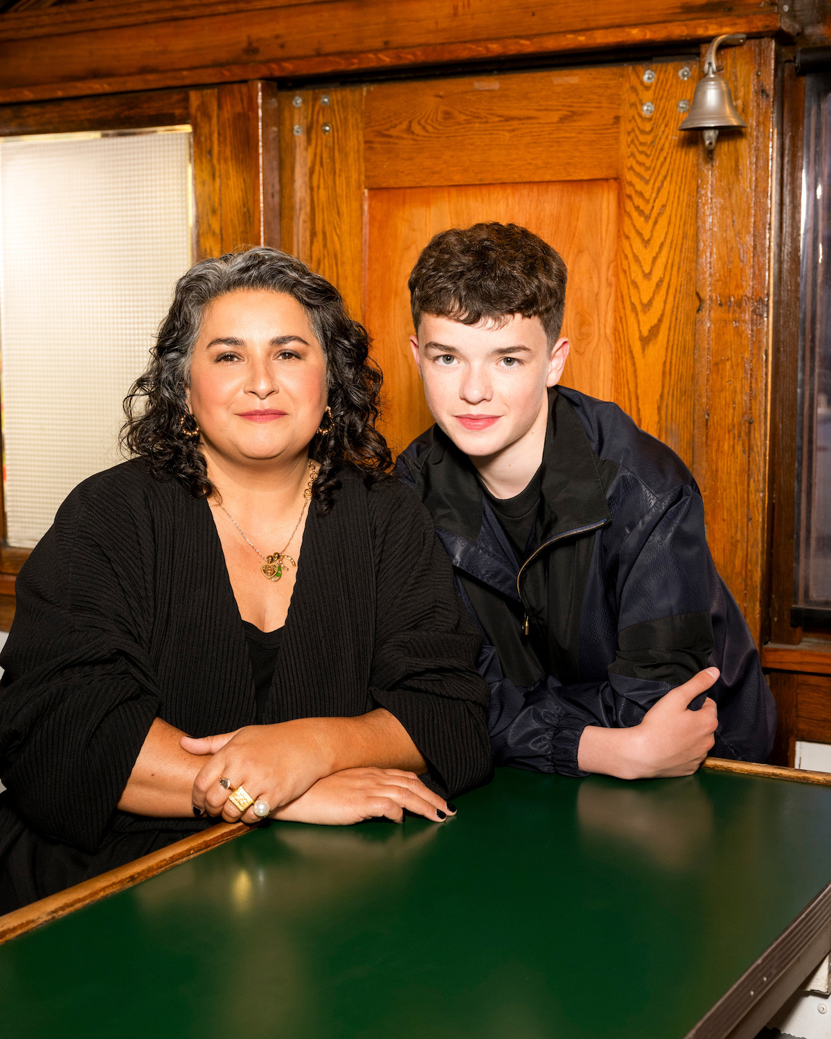 Casting Director Shaheen Baig, Owen Cooper of Adolescence photographed on May 27th at FYSEE 2025 in Los Angeles.