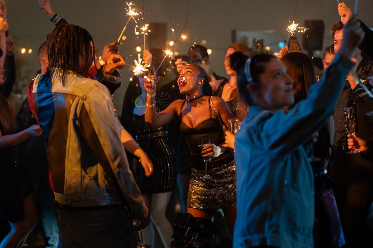 Niles Fitch as Darius and Lovie Simone as Keisha Clark in ‘Forever’