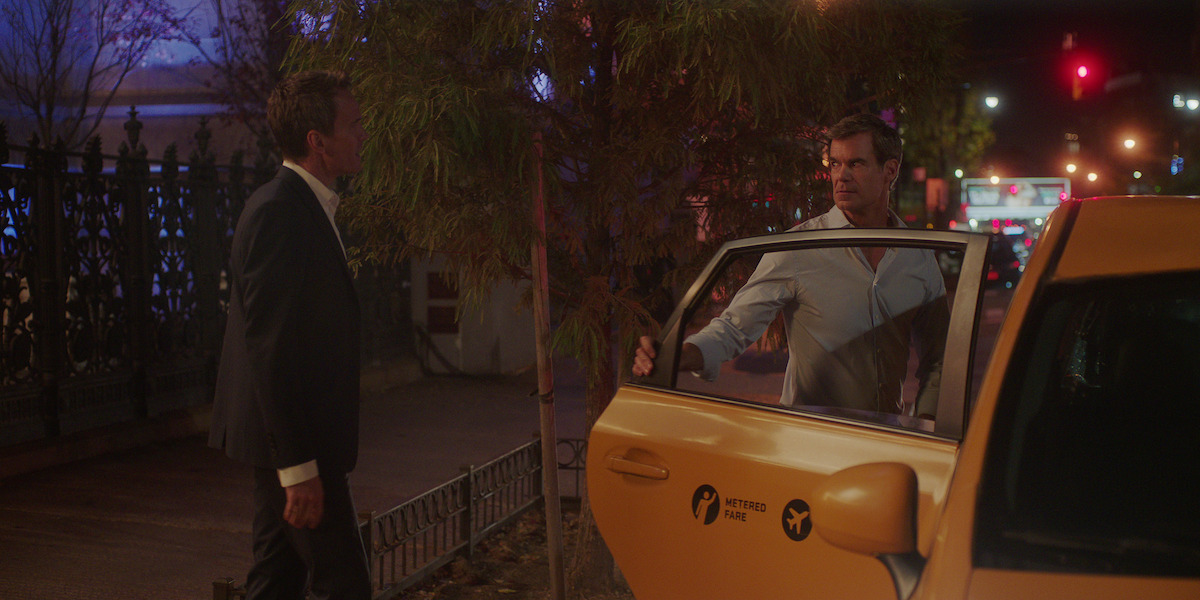 Photo of Character getting in taxi