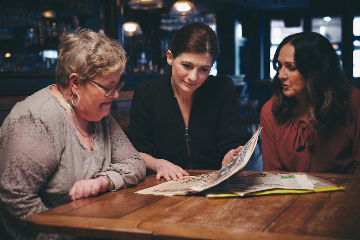 Susan McIntyre, Jodie Whittaker, Maggie Mahon