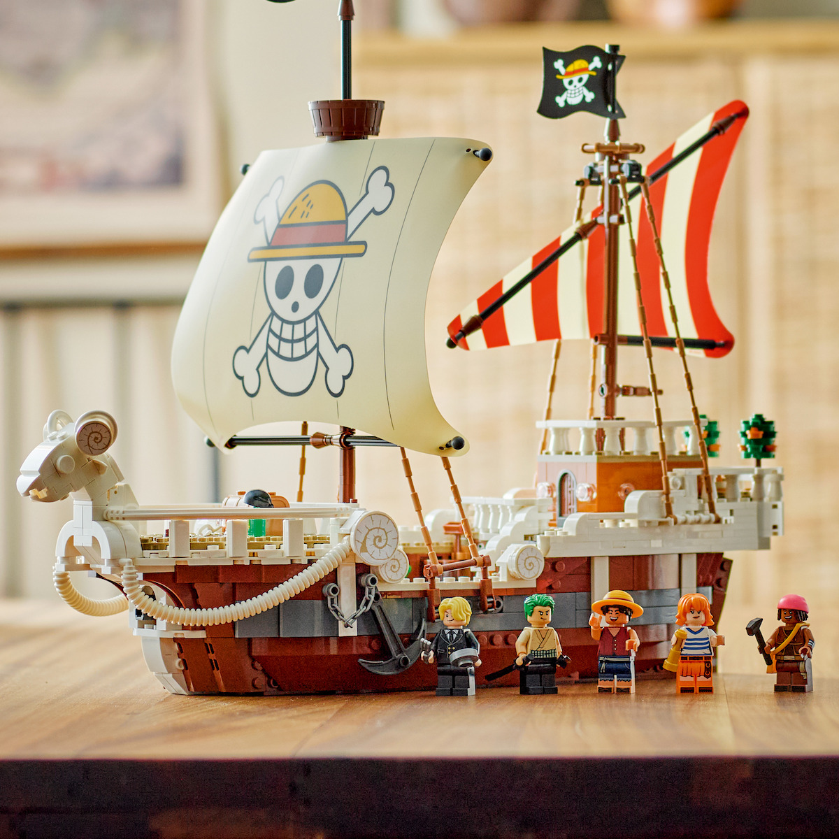 LEGO Sets Revealed for Netflix’s One Piece 2 The 'Going Merry' ship toy from the 'ONE PIECE' LEGO Collaboration
