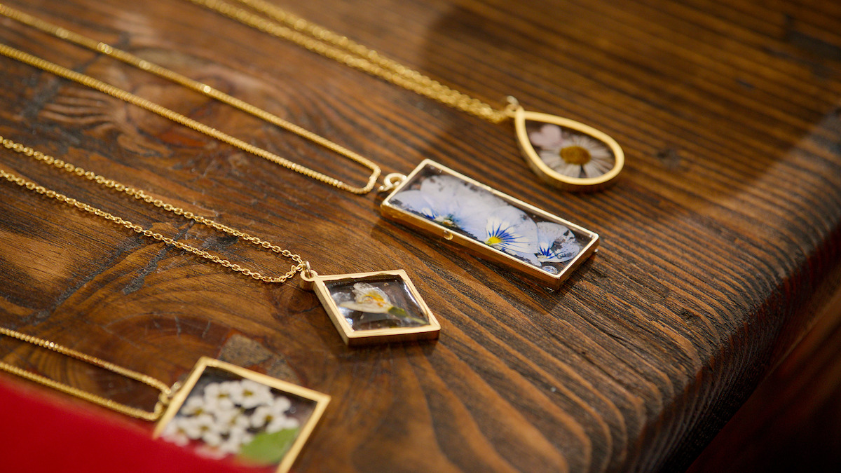 Resin Flower Jewelry