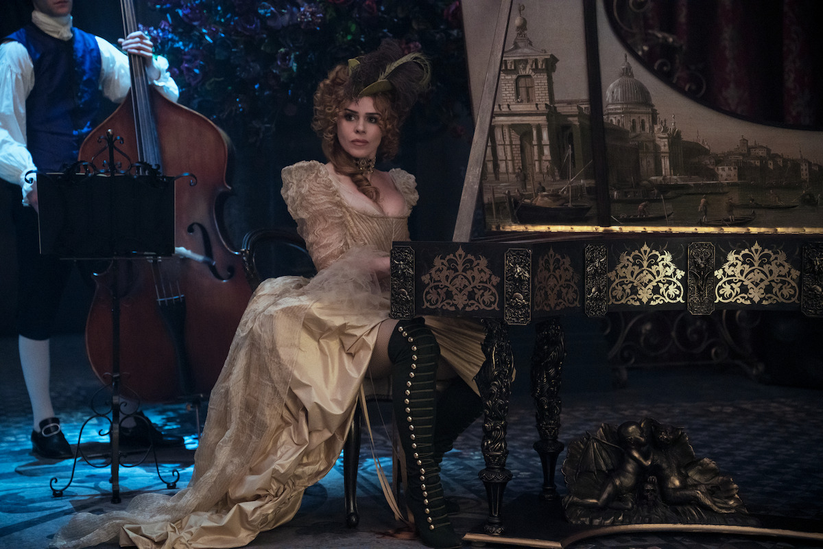 Billie Piper as Isadora Capri in ‘Wednesday’ Season 2.