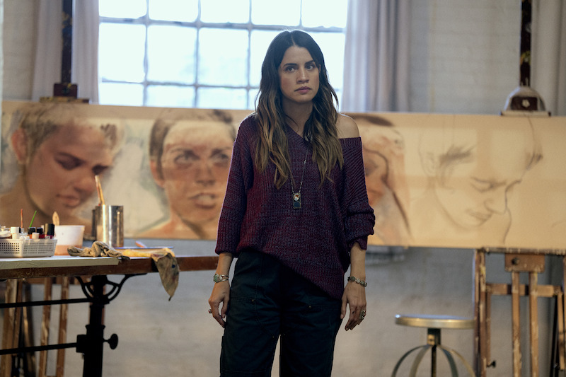Natalie Morales as Shelley in 'The Beast in Me.'
